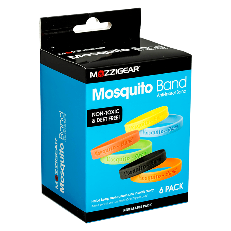 Mozzigear Mosquito Bands Value Pack 驱蚊手环超值装 6支