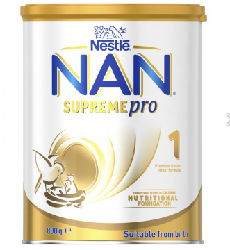 NANS1 NAN Supreme Formula 雀巢能恩抗过敏金装婴幼儿配方奶粉 1段（0-6个月）800g