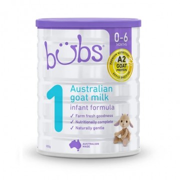 BG1 Bubs Goat Milk 婴儿幼儿配方羊奶粉 1段 800g