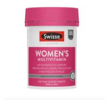 Swisse Women's Ultivite Multivitamin 斯维诗女士复多种综合复合维生素女多维 120片