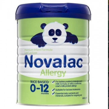 Novalac Allergy Rice Based （012Months）拜耳宝怡乐大米蛋白防过敏婴儿奶粉 800g