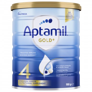 NK4 [新包装] Aptamil Gold+ 爱他美【新版】金装版婴儿奶粉 4段 2岁以上 900g 