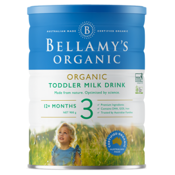 B3 Bellamy’s Organic 贝拉米婴儿配方奶粉3段 900g