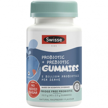 Swisse Kids Probiotic & Prebiotic 儿童益生菌益生元软糖 无糖 肠道健康 45粒