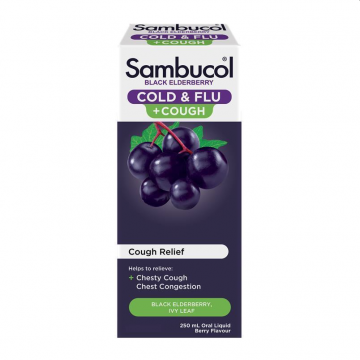 Sambucol 成人 黑接骨木止咳糖浆 COUGH 250ml